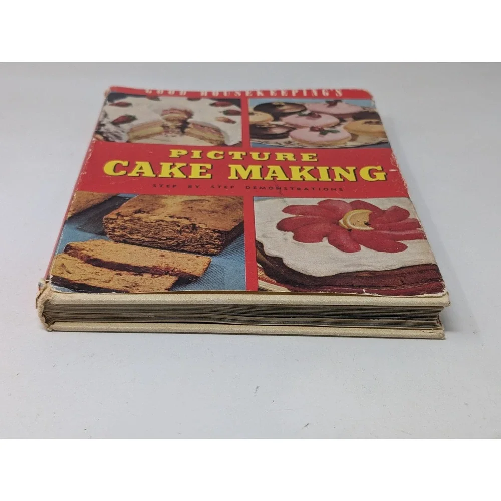 Vintage Good Housekeeping Cake Dessert Cookbook Making Australian Book 1950s 50s